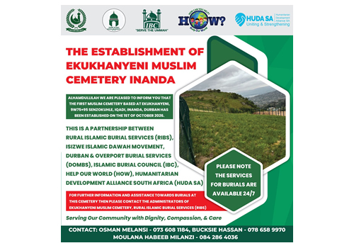 Ekukhanyeni Muslim Cemetery Inanda poster